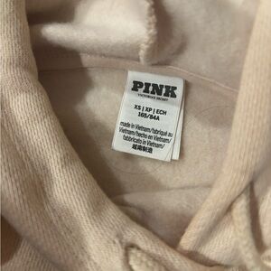 NWOT Pink cropped hoodie